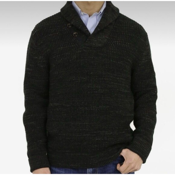 Polo Ralph Lauren Dark Gray V-Neck Sweater